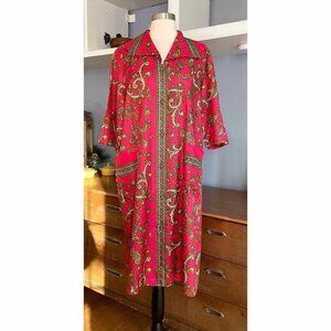 Vintage 60’s Stella Fagin House Dress Robe Paisley